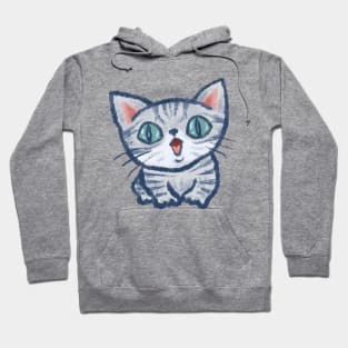 American Shorthair kitten in a good mood Hoodie